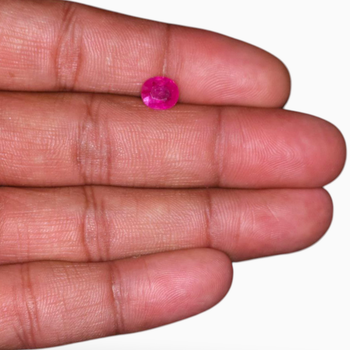 Real Ruby Mozambique For Sale In Oval Shape 1.85 Carats 7.7x6.8mm Size