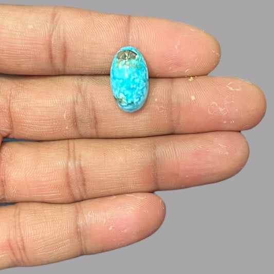 Real Turquoise 10.32 Carats 18.7 x 10.7 x 7.4 mm in Oval