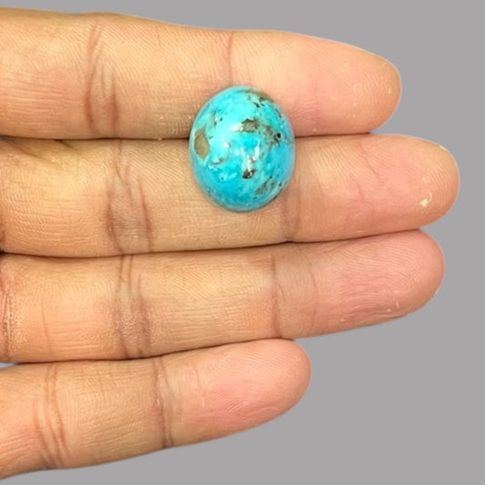 Real Turquoise 27.67 Carats 19.9 x 16.5 x 13 mm in Oval