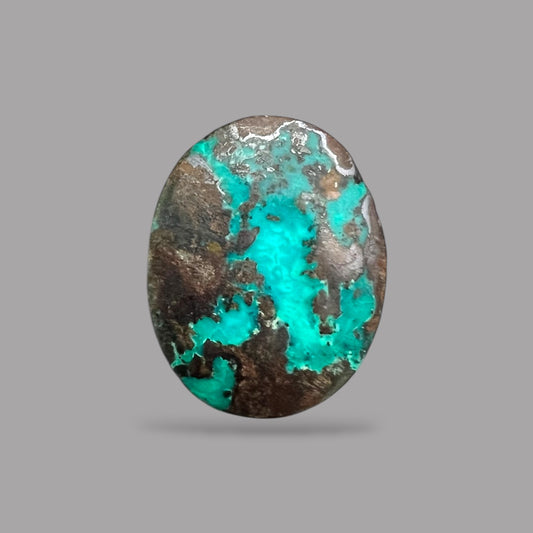 Real Turquoise 30.51 Carats 25.4 x 20.3 x 7.1 mm in Oval