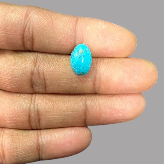 Real Turquoise 4.59 Carats 13.7 x 9 x 5 mm in Oval