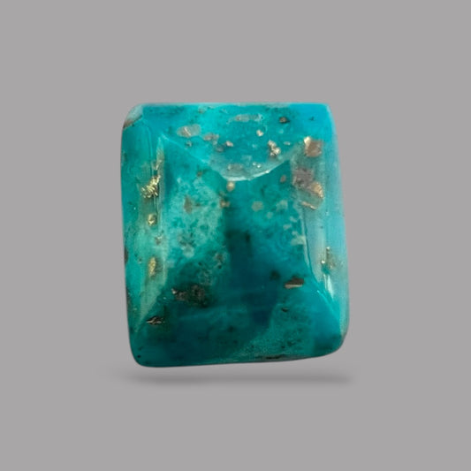 Real Turquoise 6.79 Carats 10.7 x 8.8 x 7.6 mm in Cushion