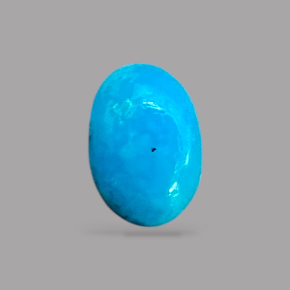 Real Turquoise Stone 0.40 Carats 5.9 x 4 x 2.3 mm in oval