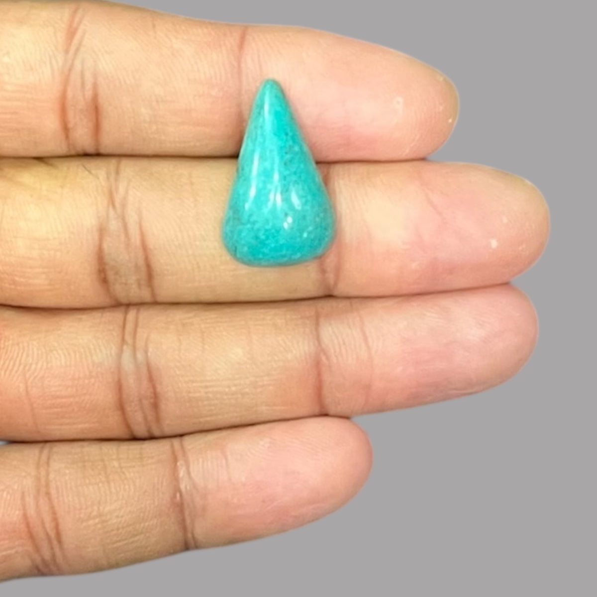 Real Turquoise Stone 10.83 Carats 23.3 x 14.2 x 6.8 mm in Pear