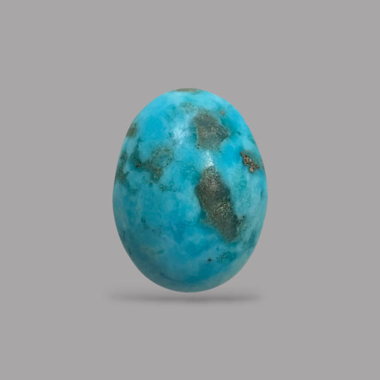 Real Turquoise Stone 2.92 Carats 10.7 x 8 x 4.5 mm in Oval