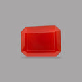 Red Agate Stone 11.01 Carats Emerald Cut