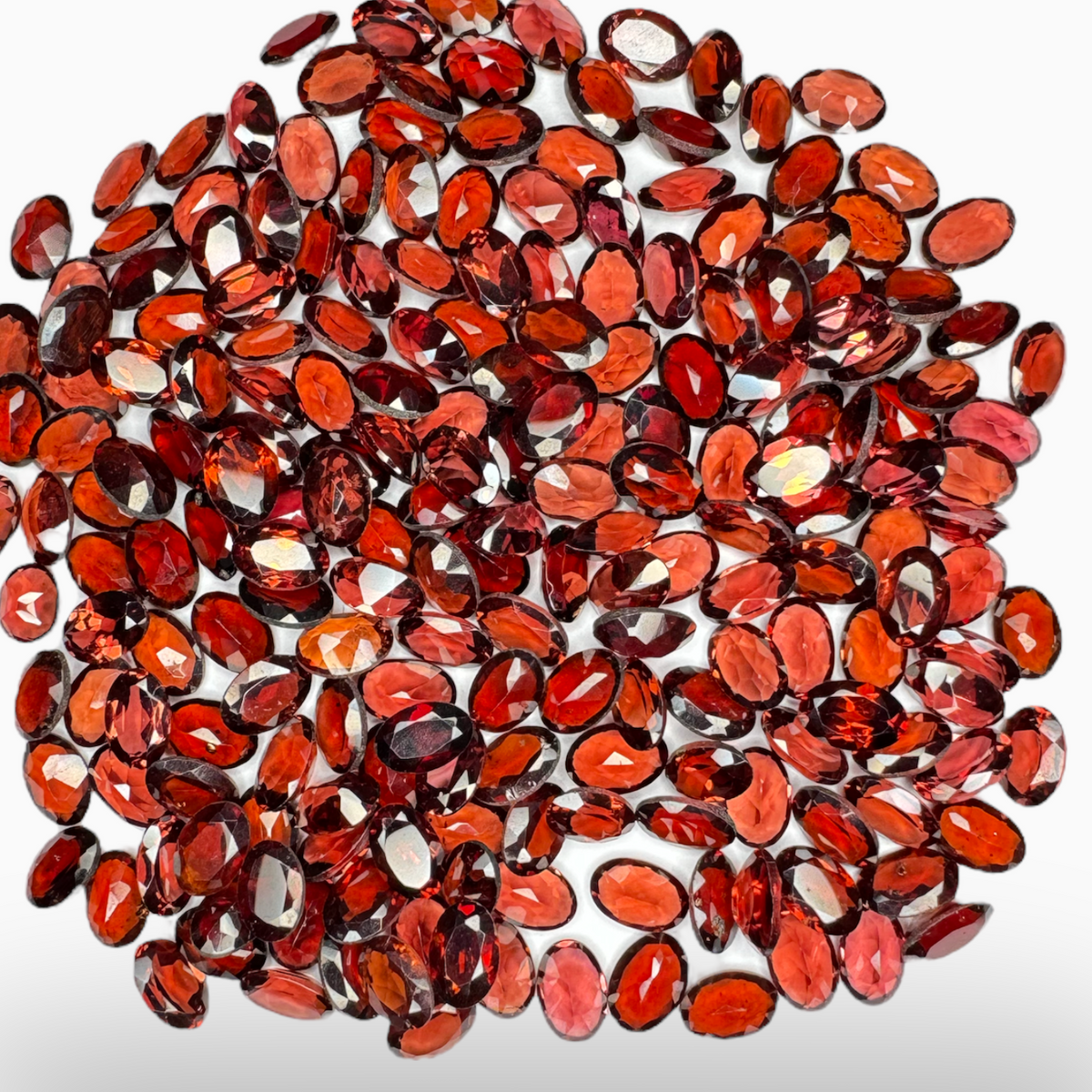 Red Garnet Stone Oval 6x4 mm 0.60 Carats Buy Online