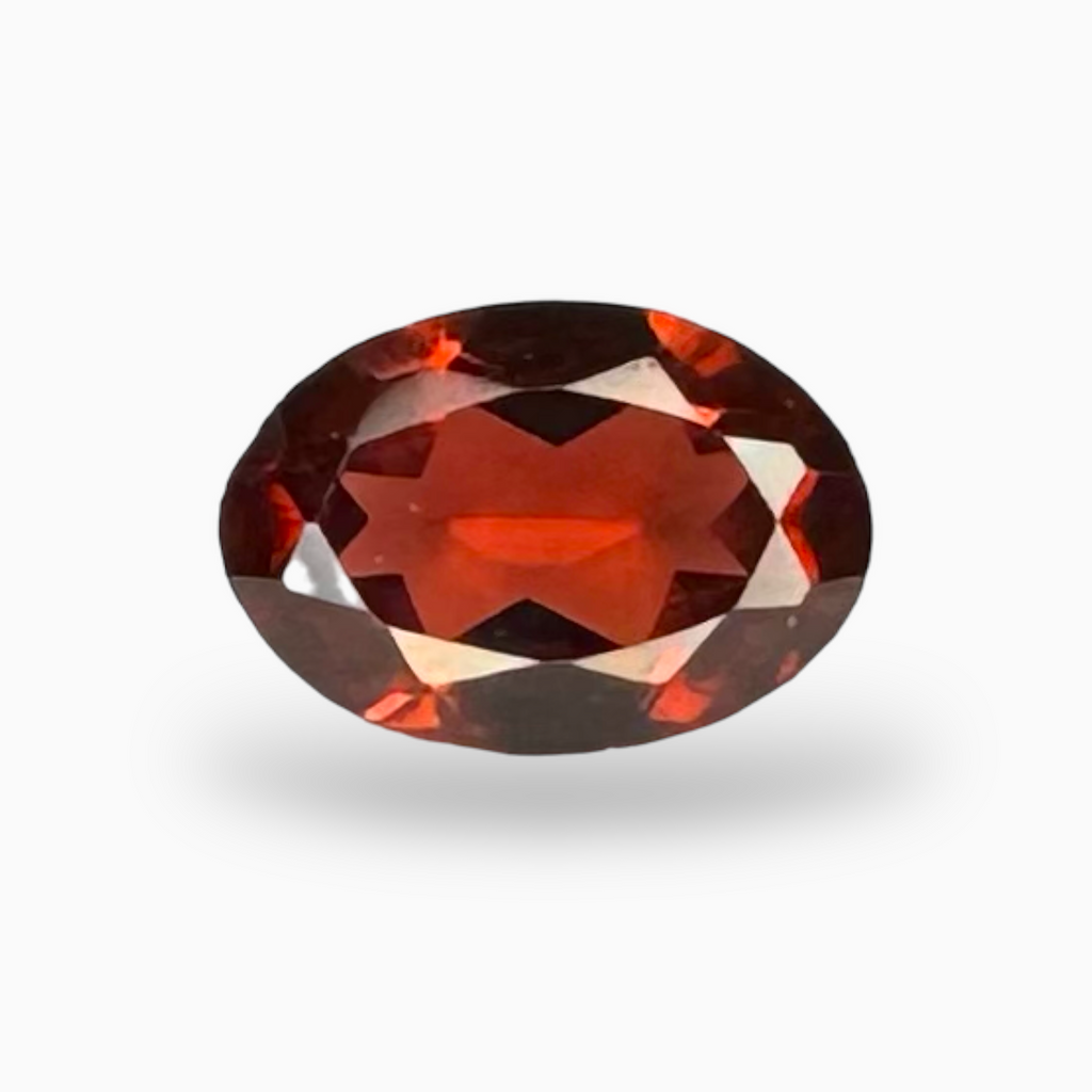 Red Garnet Stone Oval 6x4 mm 0.60 Carats Buy Online