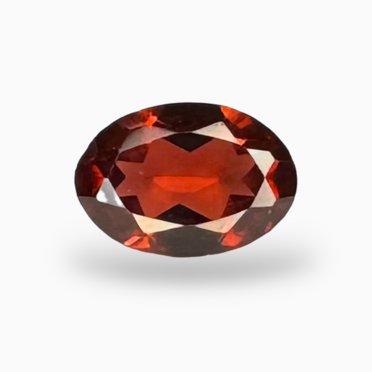 Red Garnet Stone Oval 6x4 mm 0.60 Carats Buy Online