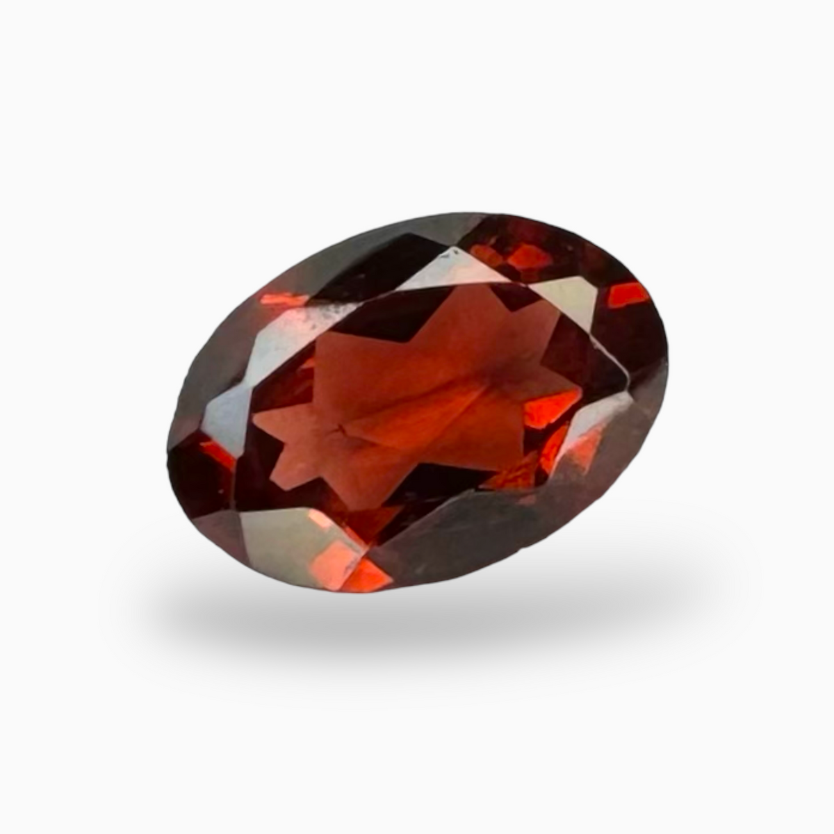 Red Garnet Stone Oval 6x4 mm 0.60 Carats Buy Online