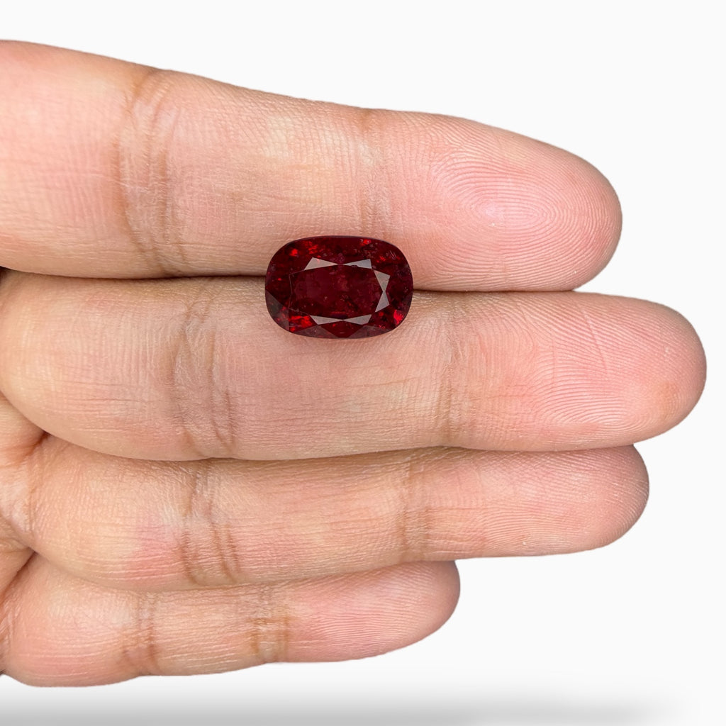 Red Spinel Stone 6.58 Carats From Burma