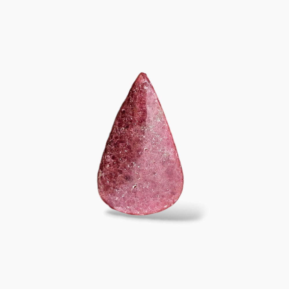 Rhodonite Stone in 61.34 Carats Weight with 25 by 41 mm Size
