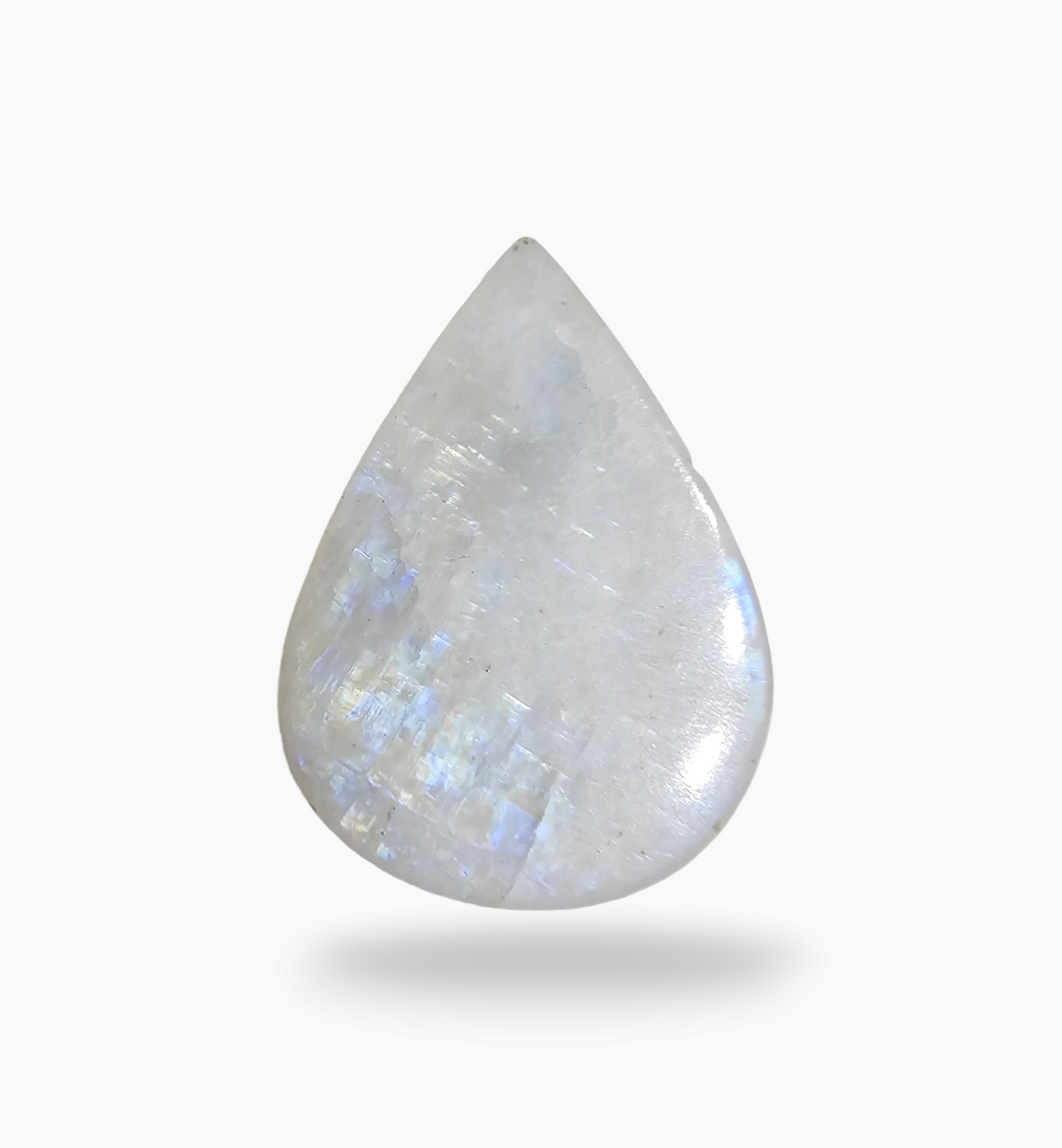 Natural Rainbow Moonstone 18.90 Carats Pear Cabochon Shape 24x17mm