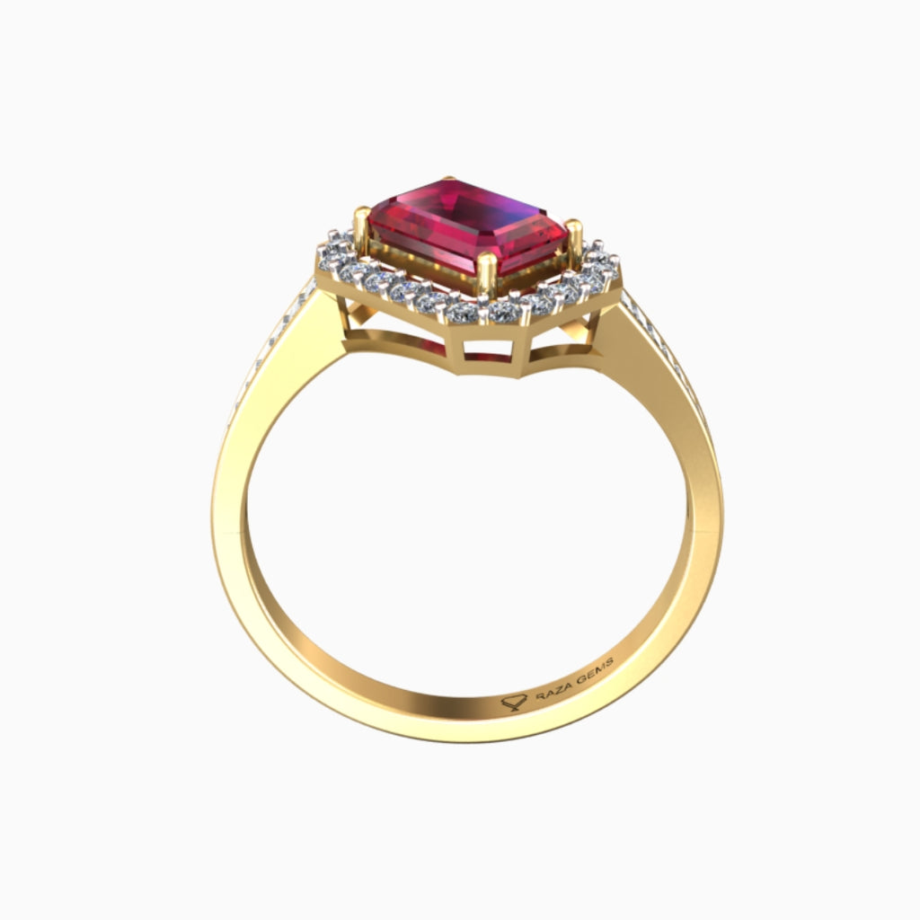 Ridwana Ruby Ring 18K Yellow Gold