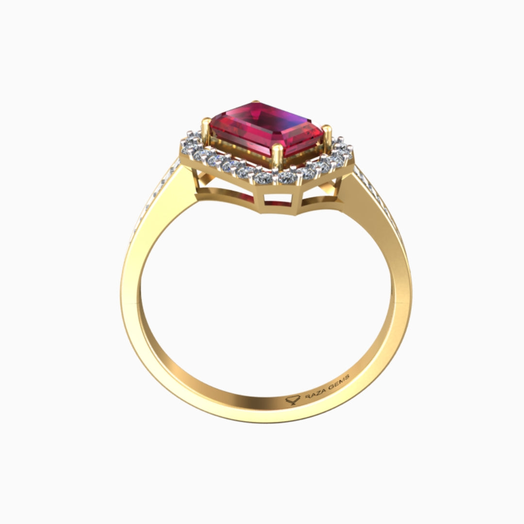 Ridwana Ruby Ring 18K Yellow Gold