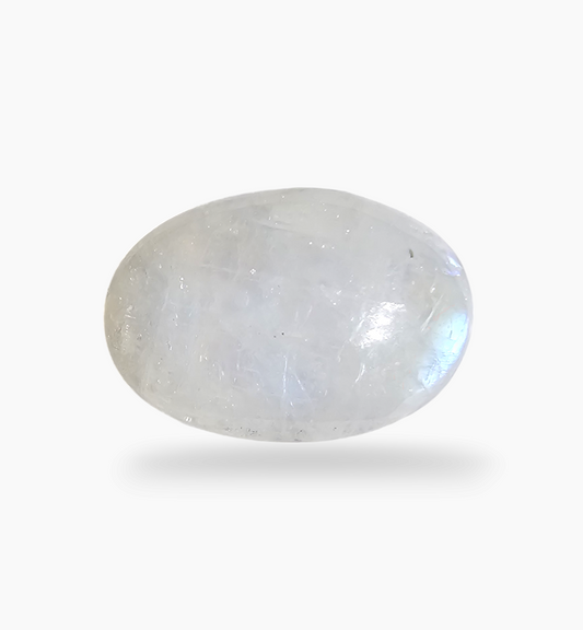 Natural Rainbow Moonstone 14.29 Carats Oval Cabochon Shape 20.2x14.8mm