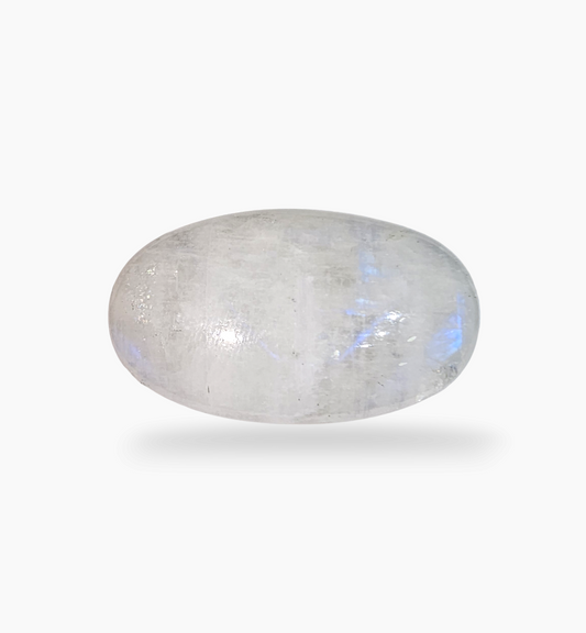 Natural Rainbow Moonstone Gemstone 37.05 Carats Oval Cabochon Shape 30x18.4mm