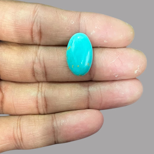 Rough Turquoise 9.09 Carats 20.6 x 12.6 x 5.3 mm in Oval