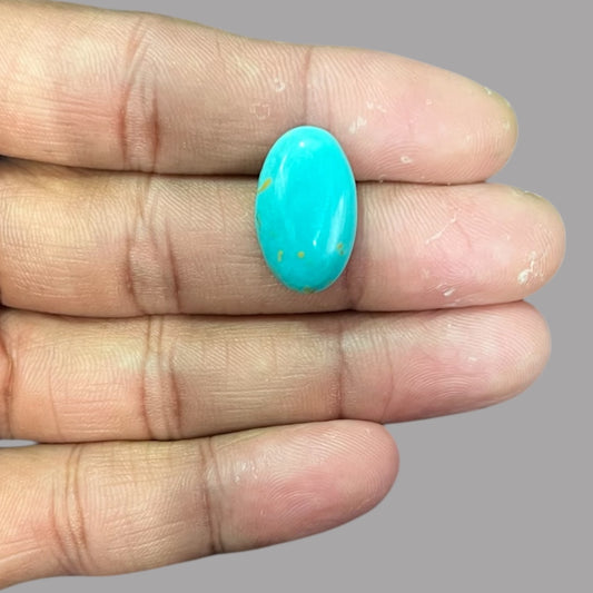 Rough Turquoise 9.09 Carats 20.6 x 12.6 x 5.3 mm in Oval