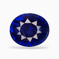 Royal Blue Sapphire Stone Oval Cut 5.48 Carats From Srilanka