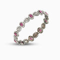 Rubellite Tourmaline Bangles - Zoya - Silver 925