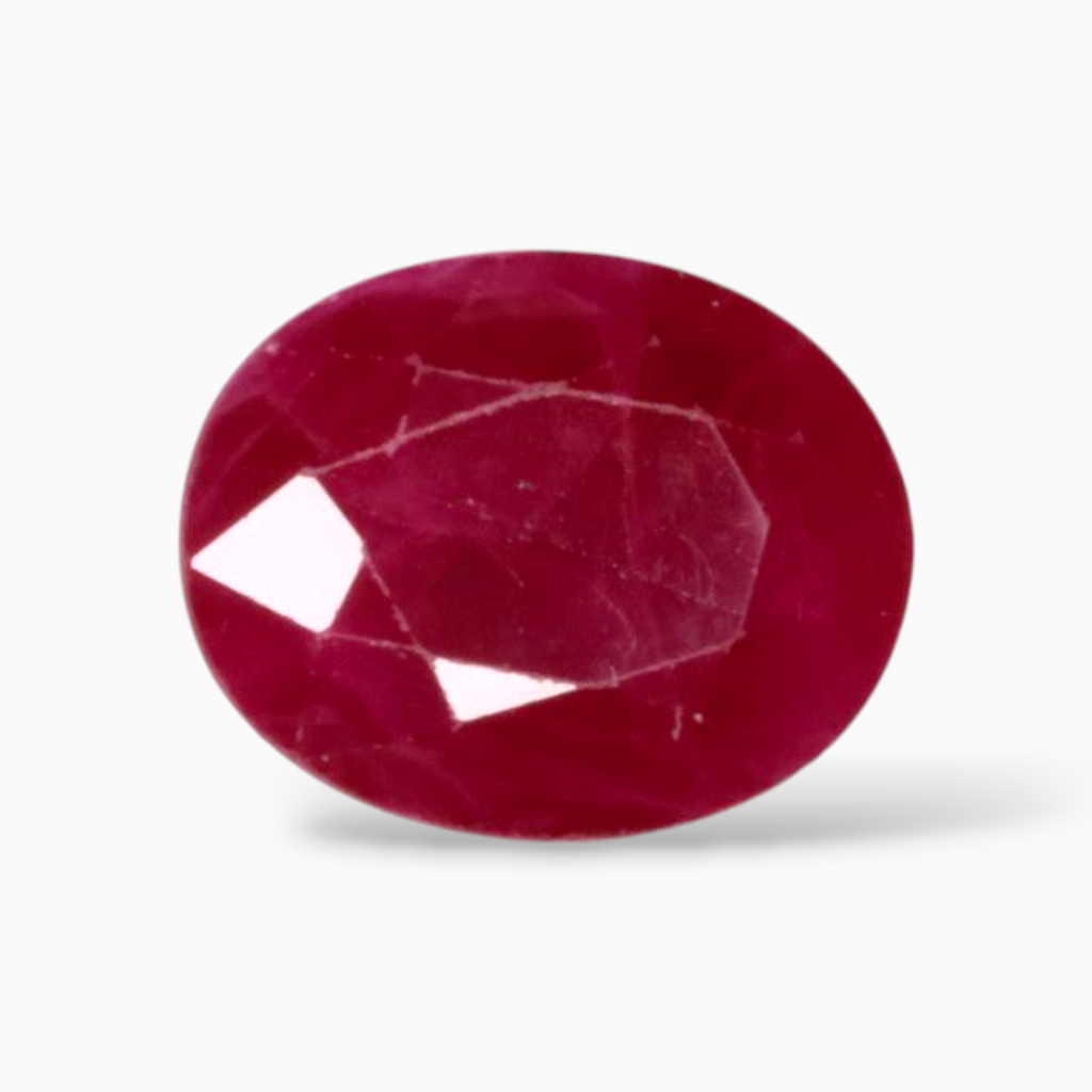 Rubies For Sale In Oval Shape 2.95 Carats 9x7.3mm Size