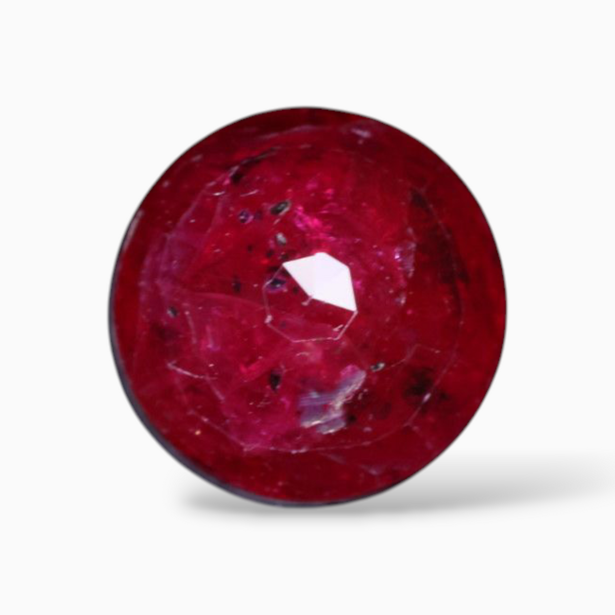 Rubies In  Round Shape 1.58 Carats 6.9mm Size