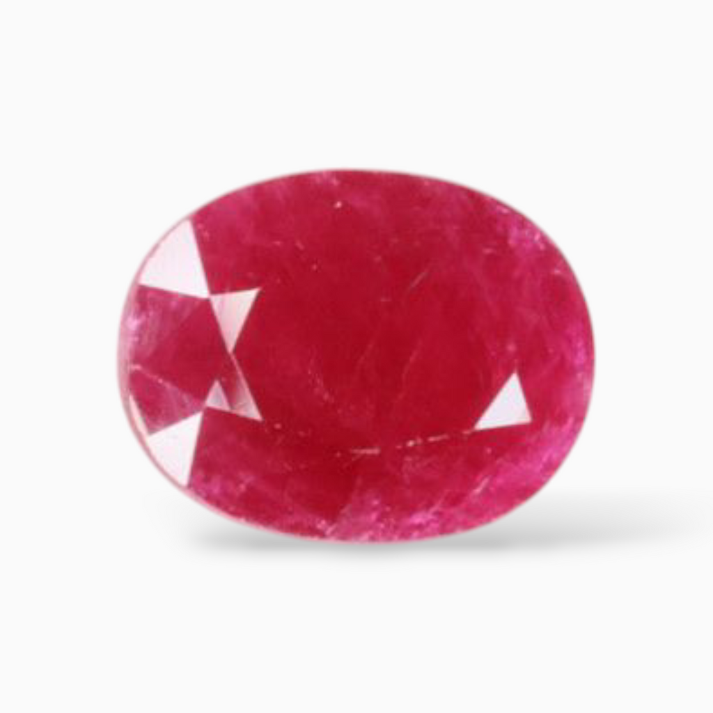 On Sale Pink Ruby Gemstone In Oval Shape 1.84 Carats 9x6.8mm Size