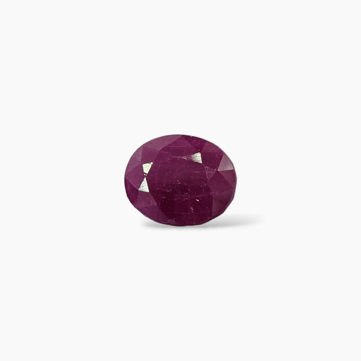 Ruby in Pink Color Oval Shape with 8.14 Carats for Sale
