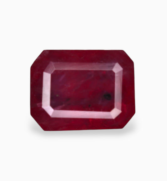 Natural ruby Stone 1.06 Carats Emerald Cut Shape 4.7x6.1mm