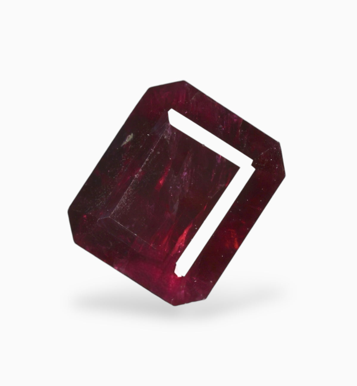 Natural ruby Stone 1.31 Carats Emerald Cut Shape 5.1x5.4mm