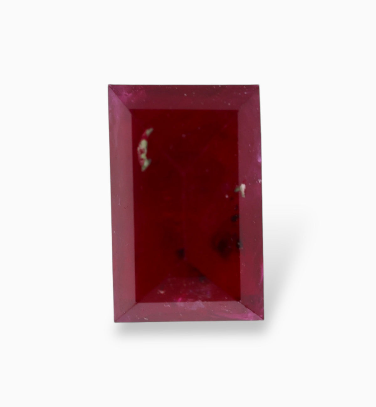 Natural ruby Stone 1.04 Carats Baguette Shape 6.6x4.3mm