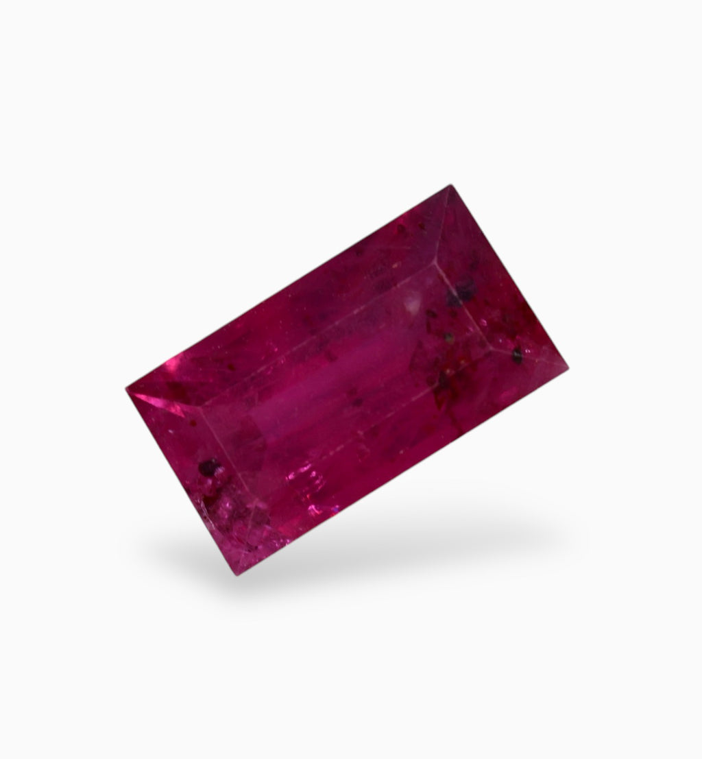 Natural Pink Ruby Gemstone 0.78 Carats Weight 6.5x4mm Size