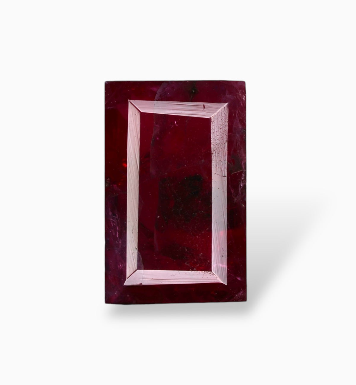 Natural ruby Stone 1.68 Carats Baguette Shape 8.5x5.5mm