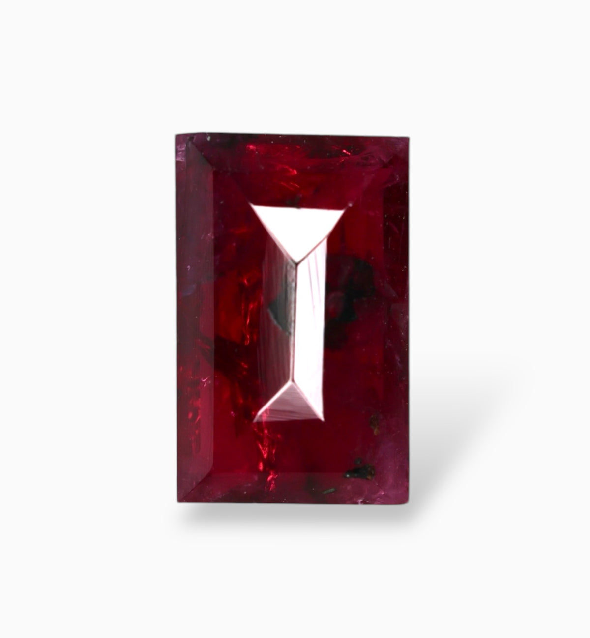 Natural ruby Stone 1.68 Carats Baguette Shape 8.5x5.5mm