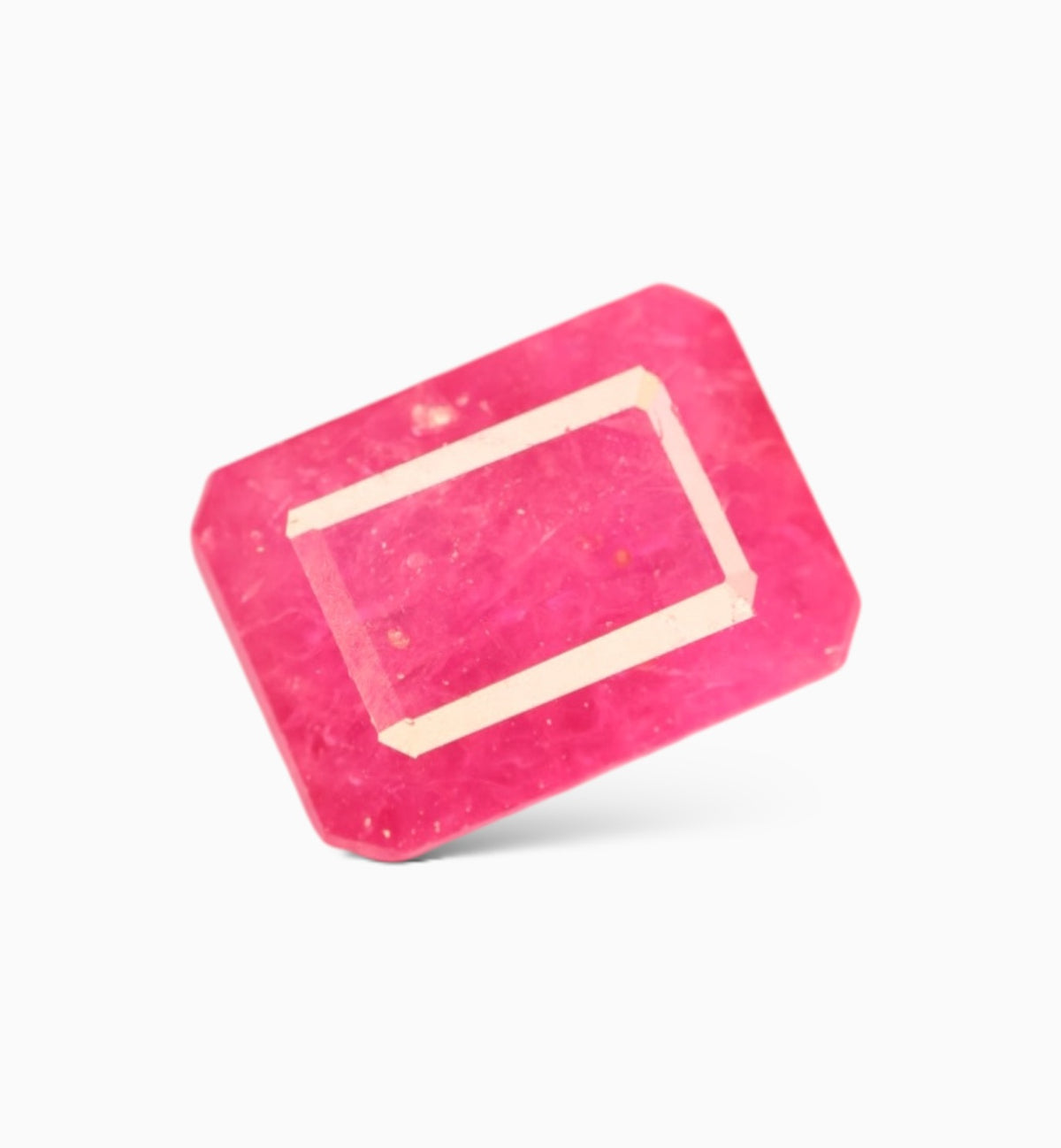 Natural Ruby Stone 1.66 Carats Emerald Cut Shape Mozambique Origin Size 7.6x5.6mm