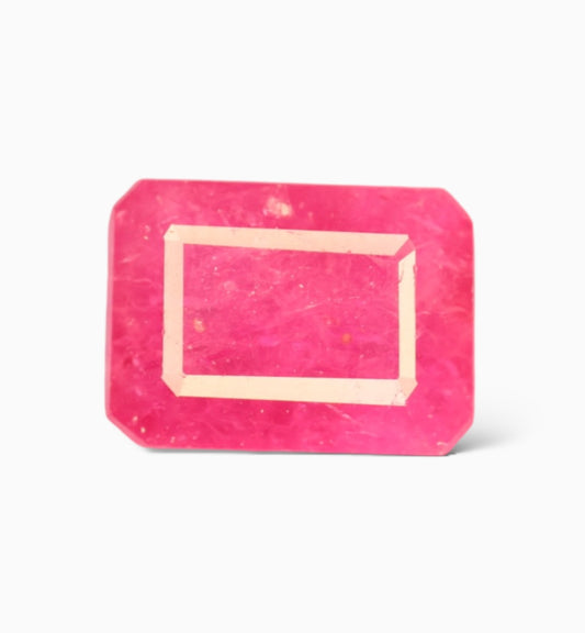 Natural Ruby Stone 1.66 Carats Emerald Cut Shape Mozambique Origin Size 7.6x5.6mm