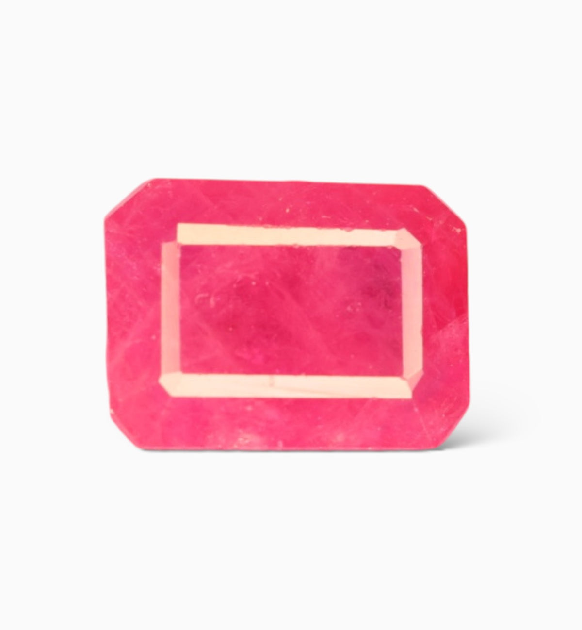 Natural Ruby Stone 1.73 Carats Emerald Cut Shape Mozambique Origin Size 8x6mm