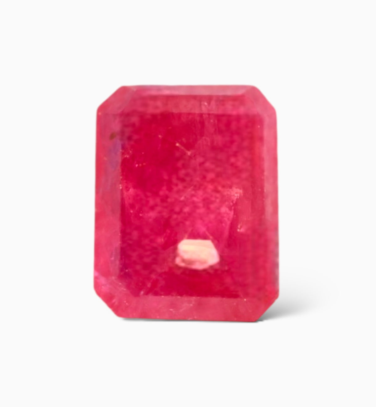 Natural Ruby Stone 2.13 Carats Emerald Cut Shape Mozambique Origin Size 8.1x6.3mm