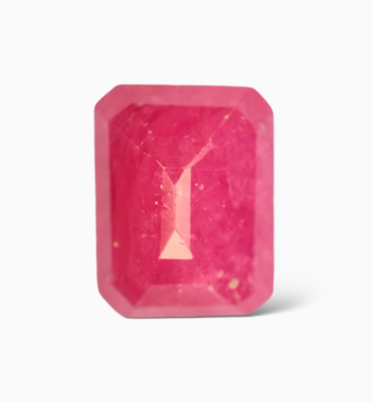 Natural Ruby Stone 2.29 Carats Emerald Cut Shape Mozambique Origin Size 7.8x6mm