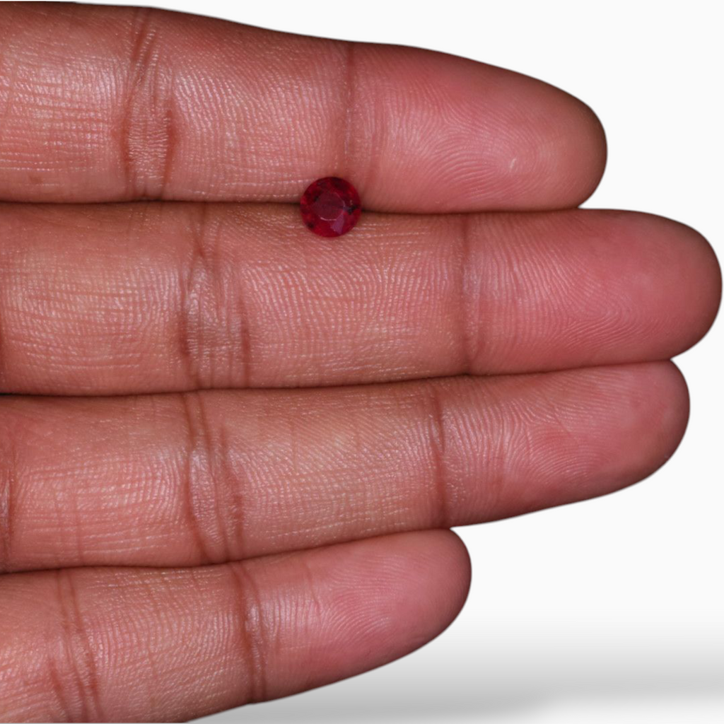 Ruby For Sale In Round Shape 1.41 Carats 6mm Size