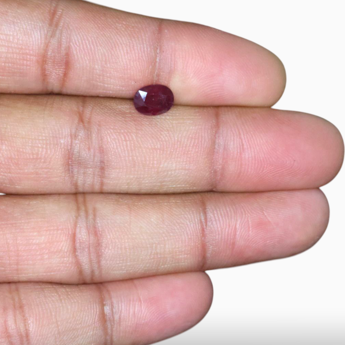 Ruby Loose Gemstone In Oval Shape 1.82 Carats 8x6.1mm Size