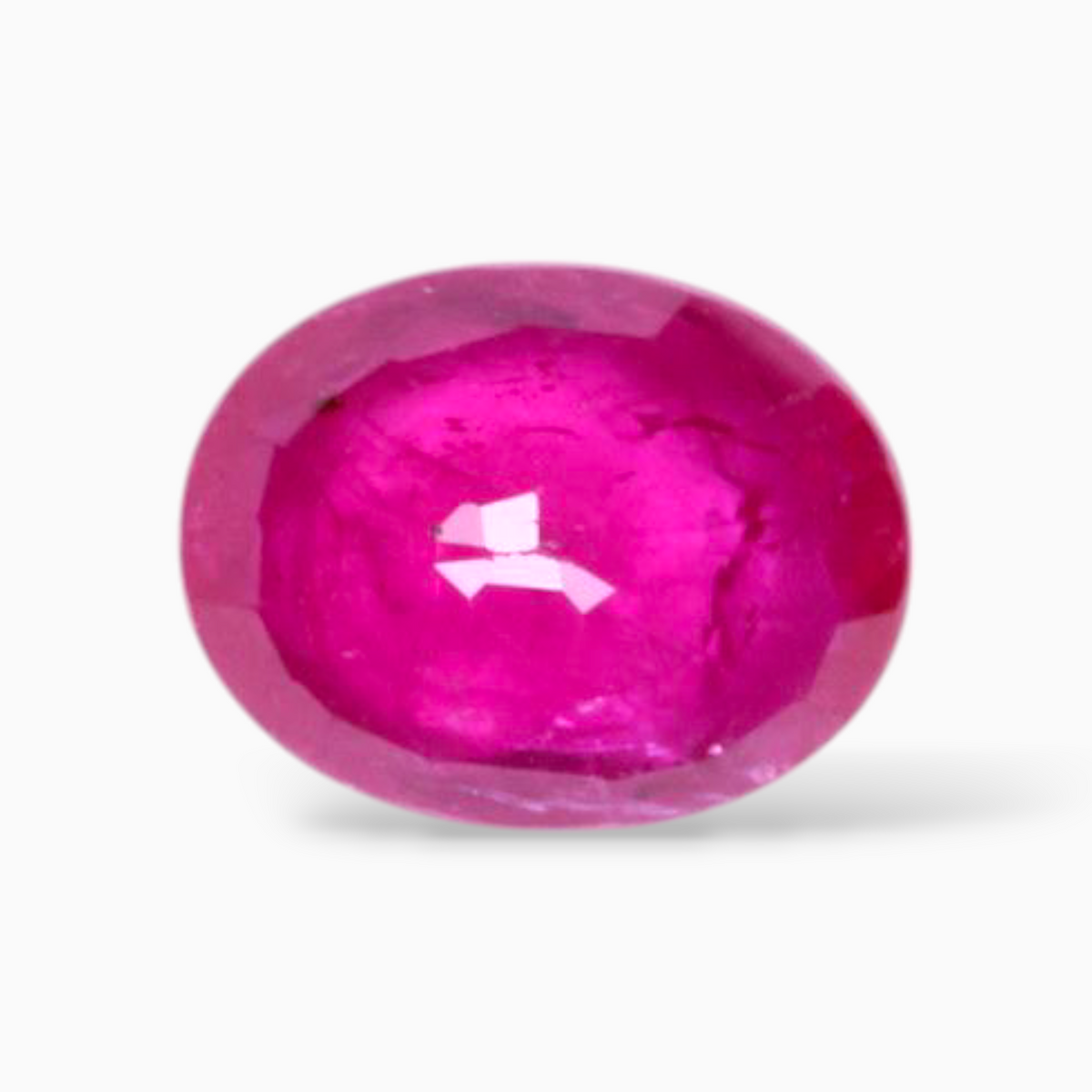 Ruby Mozambique For Sale In Oval Shape 0.74 Carats 6.4x5mm Size