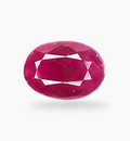 Natural Ruby Stone 2.60 Carats Oval Shape Mozambique Origin Size 10.3x7.2mm