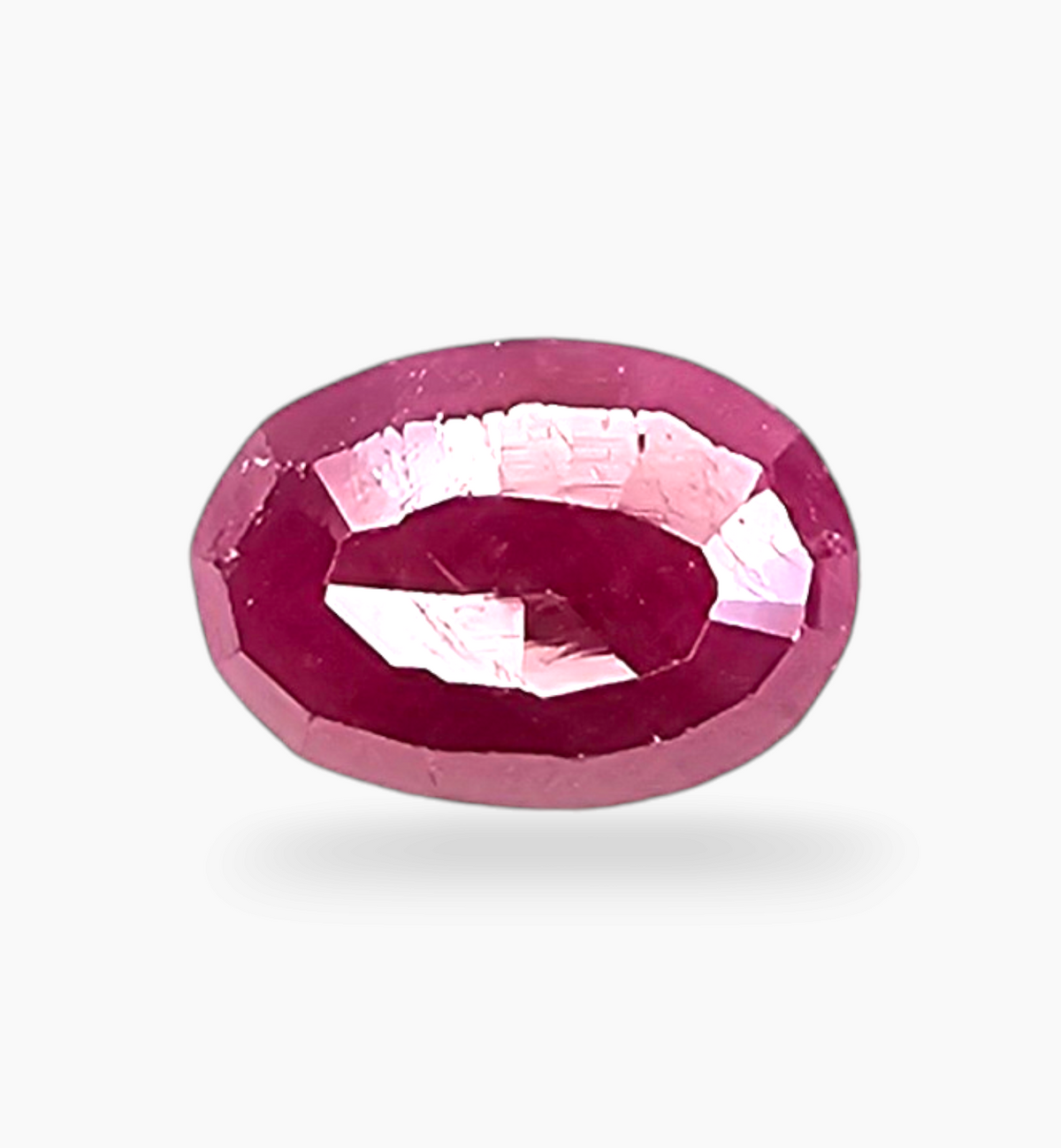 Natural Ruby Stone 2.60 Carats Oval Shape Mozambique Origin Size 10.3x7.2mm
