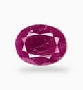Natural Ruby Stone 2.61 Carats Oval Shape Mozambique Origin Size 8.5x8.7mm