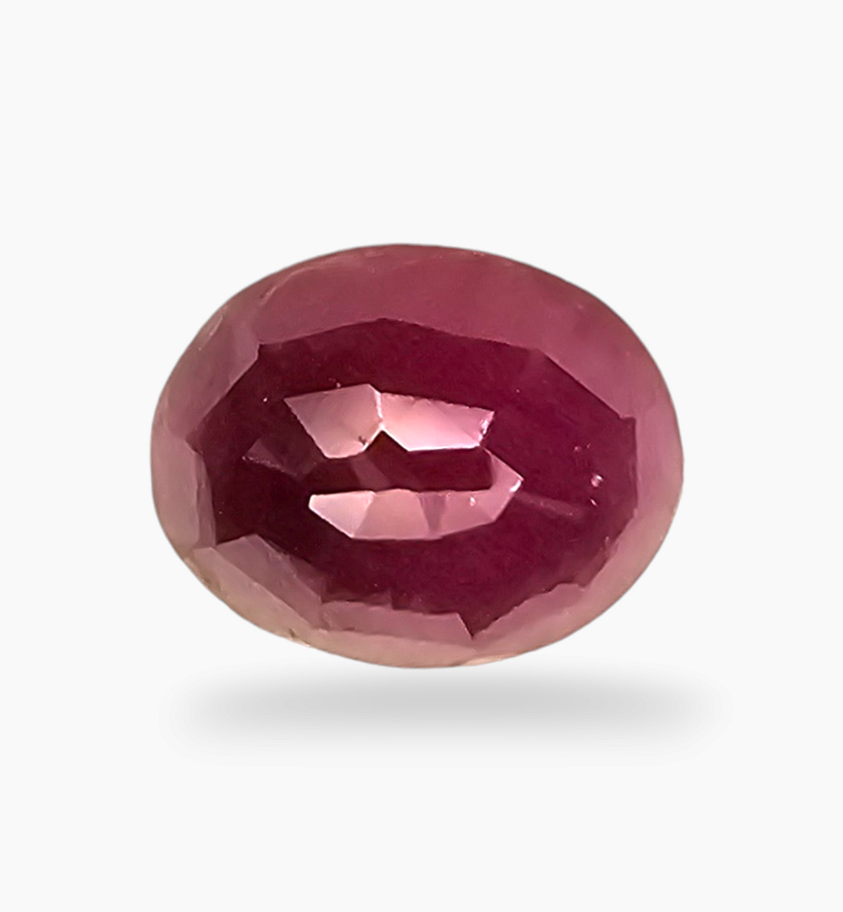 Natural Ruby Stone 3.79 Carats Oval Shape Mozambique Origin Size 10x8mm