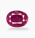 Natural Ruby Stone 3.93 Carats Oval Shape Mozambique Origin Size 9.8x7.5mm