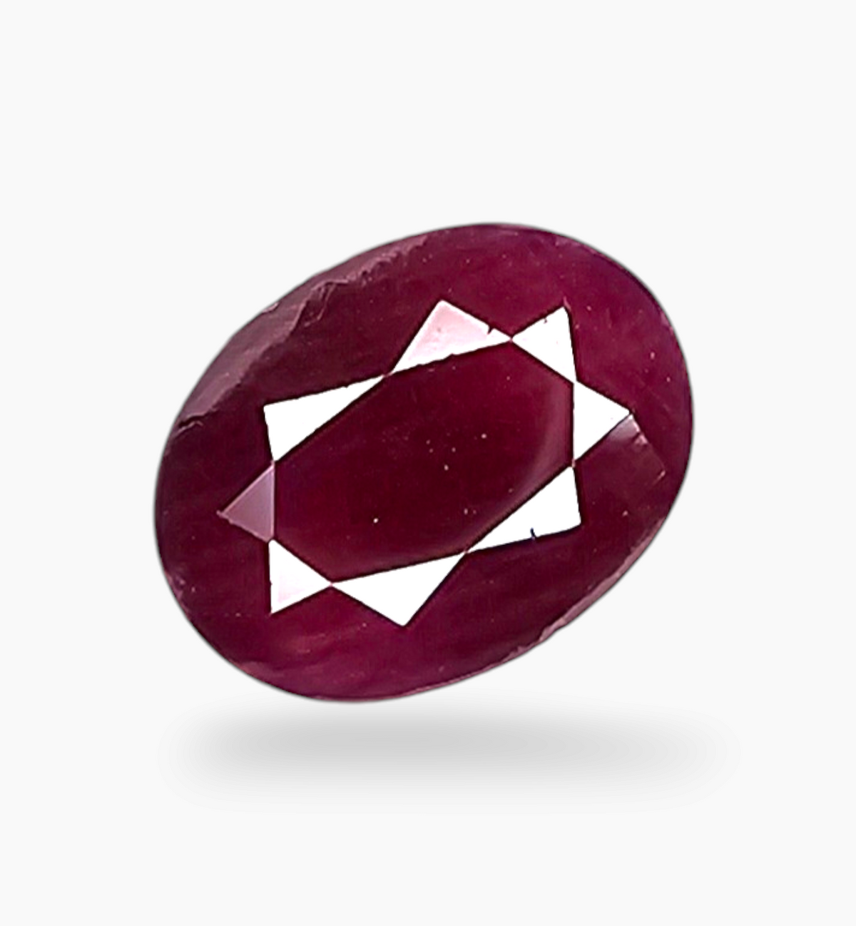 Natural Ruby Stone 4.25 Carats Oval Shape Mozambique Origin Size 11.1x8.4mm