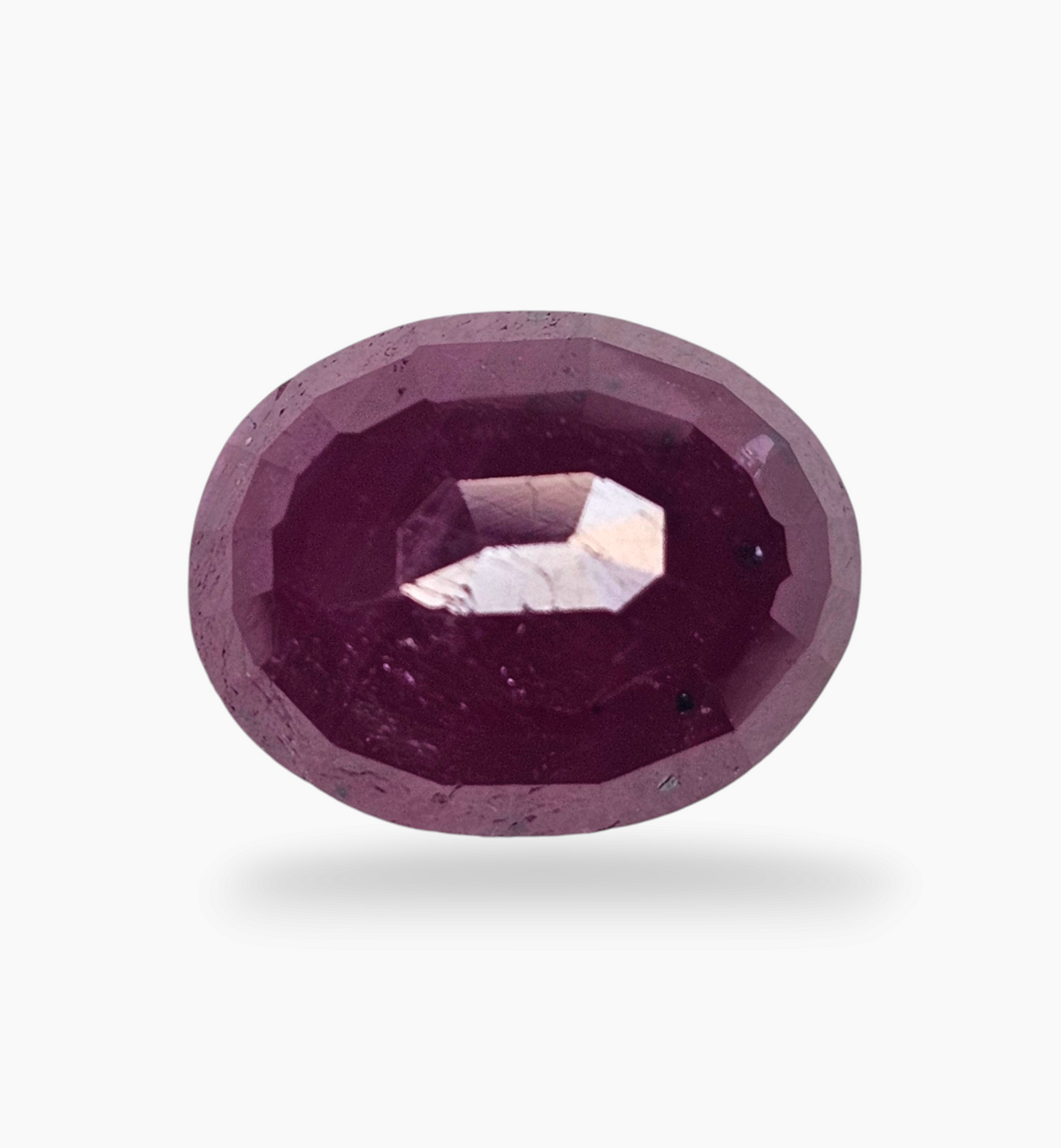 Natural Ruby Stone 4.86 Carats Oval Shape Mozambique Origin Size 11x8.6mm